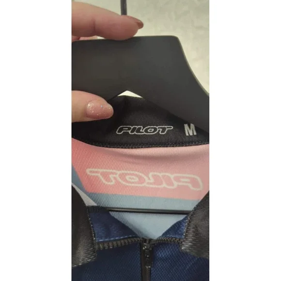 Pilot Geico Suzuki Racing Shirt MotoAmerica TIA Motorsport Motorcycle Polo M - Picture 2 of 7